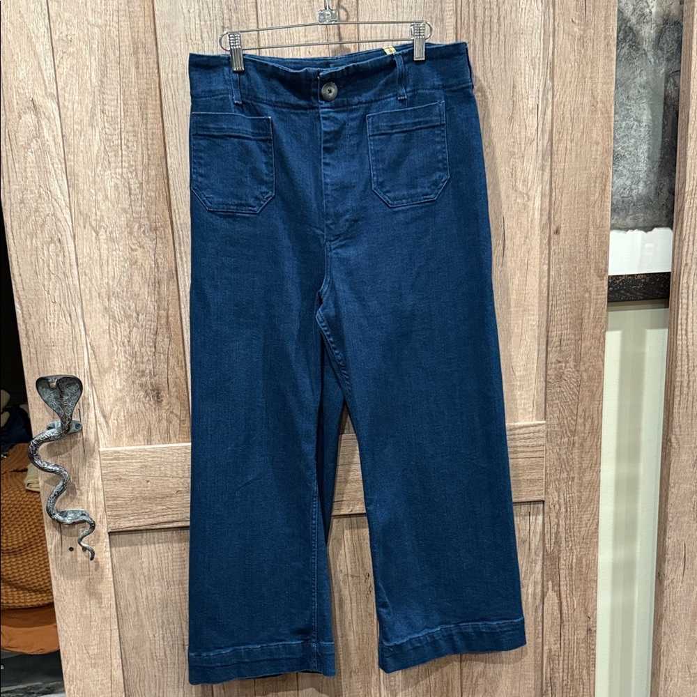 Maeve Colette Dark Blue Wide-Leg jeans 32